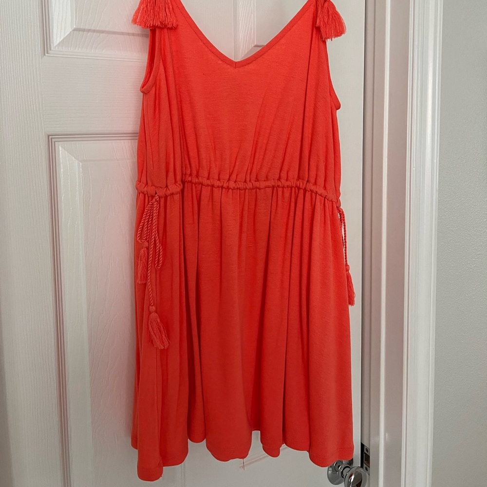 Coral dress